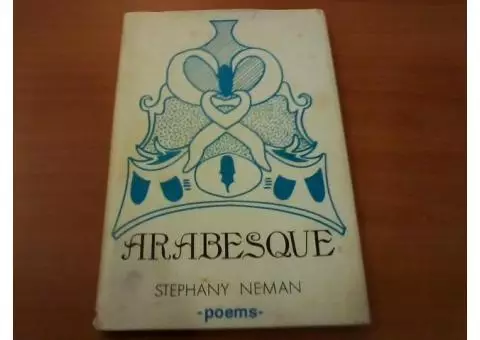 Arabesque by Stephany Neman original signature autographed poetry